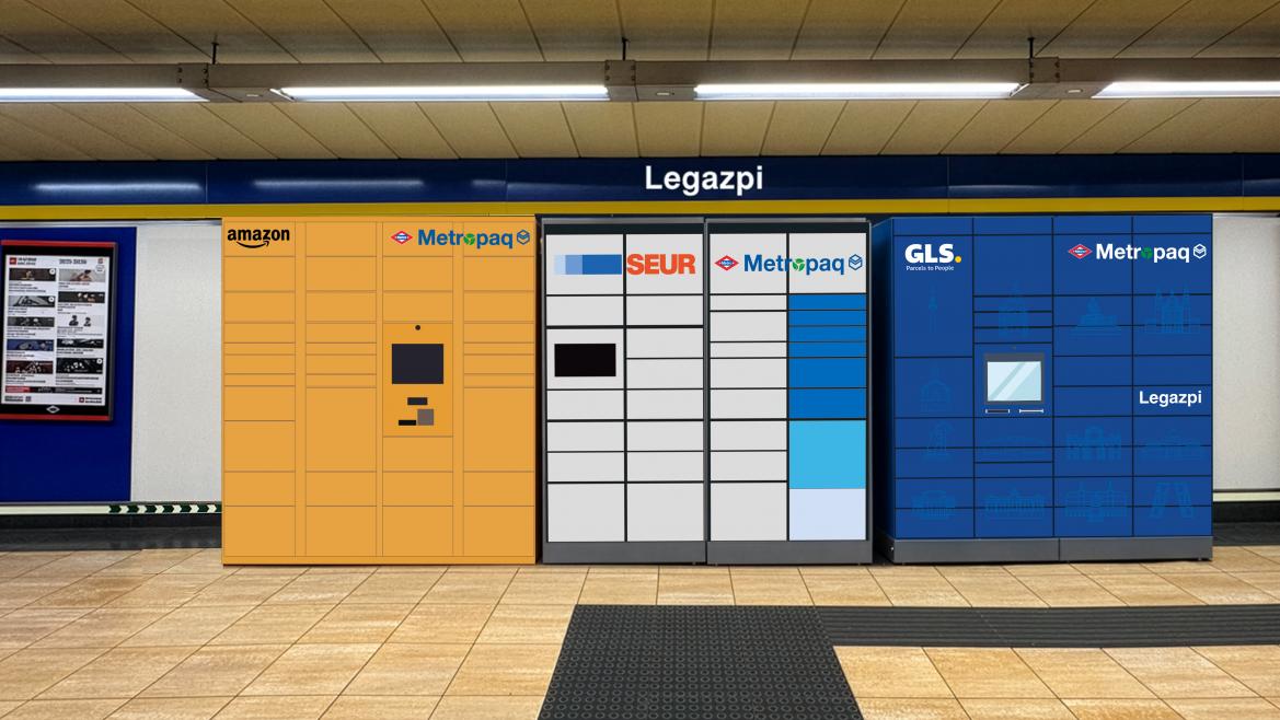 primeras taquillas inteligentes del proyecto Metropaq
