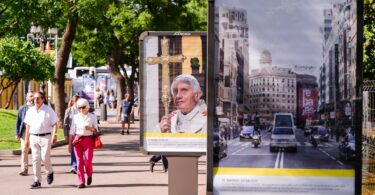 muestra fotográfica en Recoletos