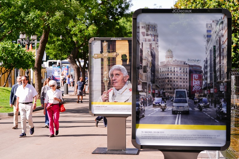 muestra fotográfica en Recoletos
