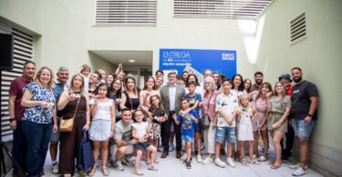 Foto con algunas de las familias