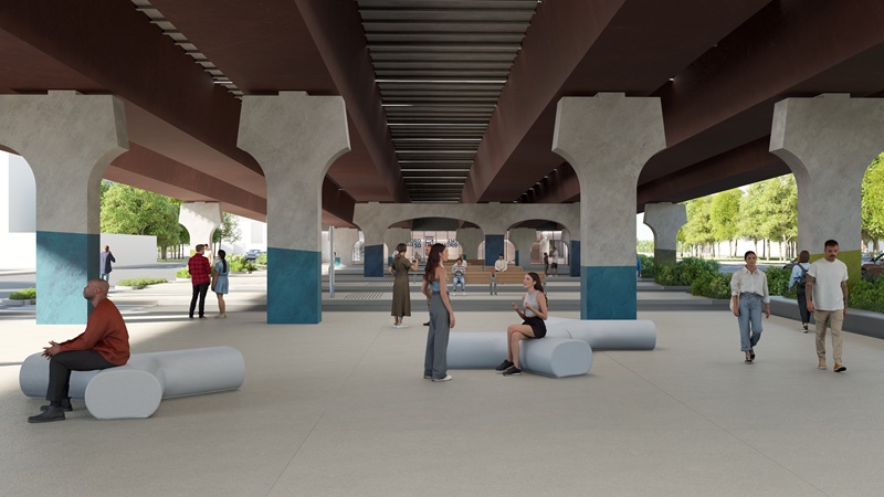 remodelación de la zona inferior del Puente de Vallecas y su entorno